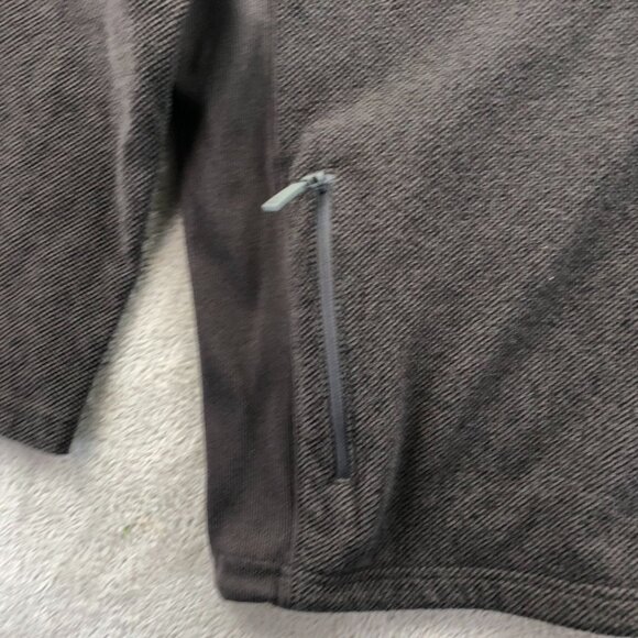 Merrell Mens Fleece Jacket Size XL Full Zip Stand Collar Brown Outdoors Casual - Picture 6 of 12